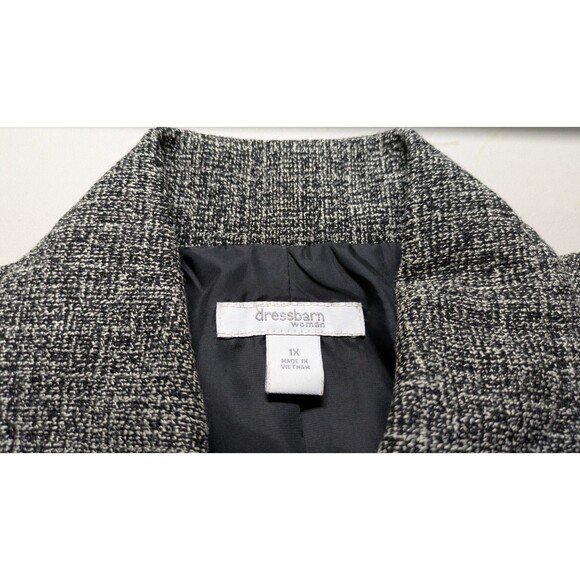 Dressbarn Woman 1X Blazer Jacket with Large Buttons - Picture 7 of 7